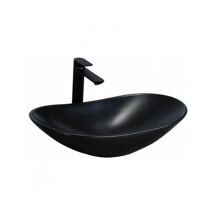 Накладной умывальник Rea Royal Black Matt Накладной умывальник Rea Royal Black Matt